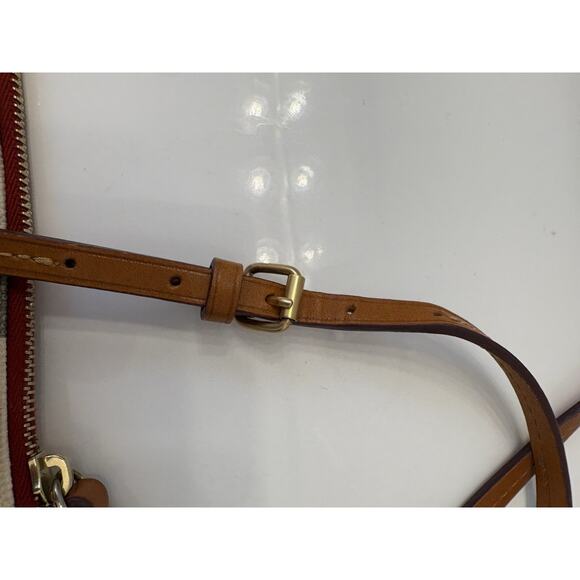 Vintage Dooney and Bourke Small Triple Zip Zebra Print Crossbody J343423 - Picture 9 of 14